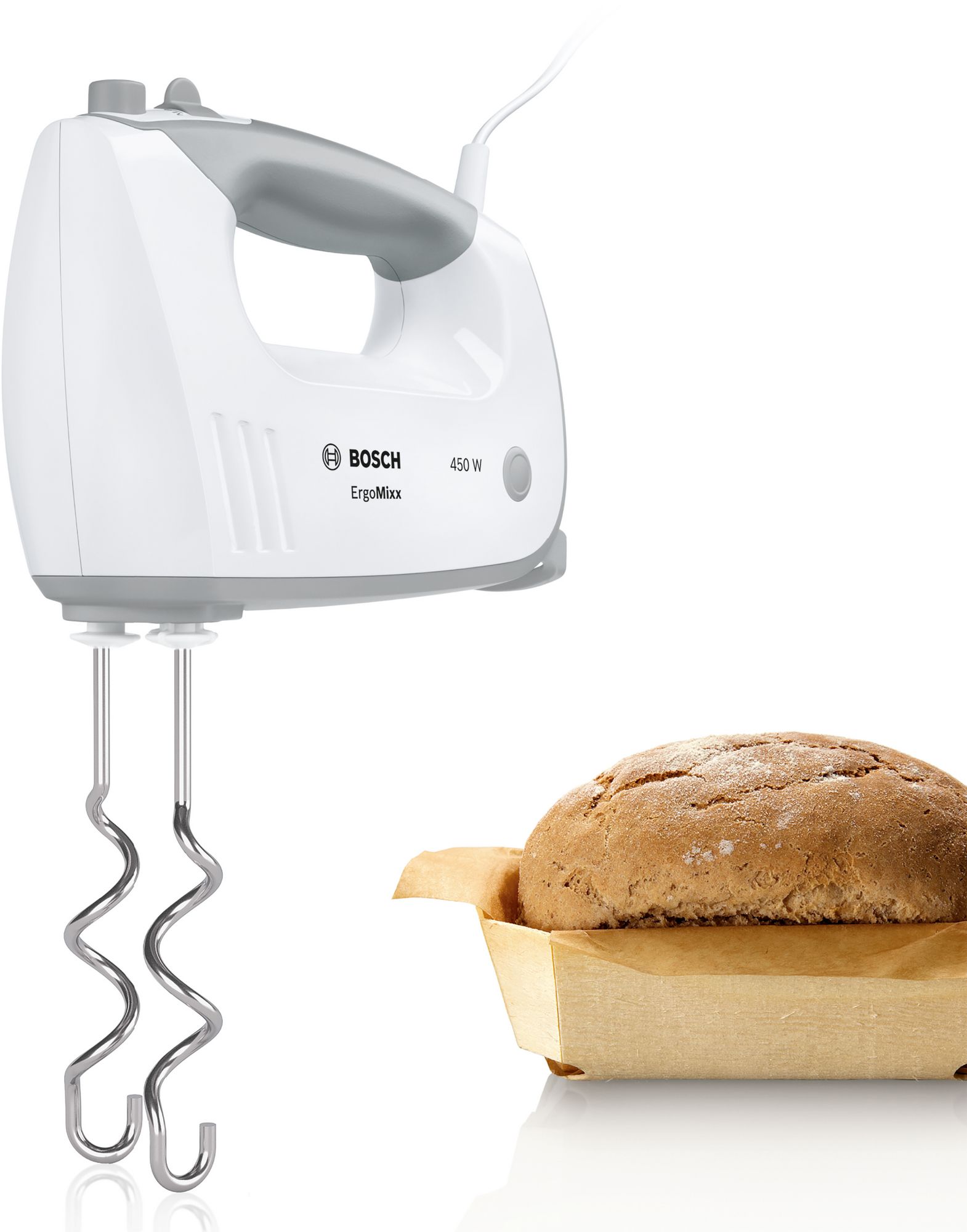 # PRODUTO RECONDICIONADO # Batedeira de pedestal ErgoMixx 450W branca, MFQ36400--B
