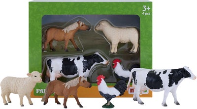 Mojo Farmland Bondegårdsdyr 4 Stk