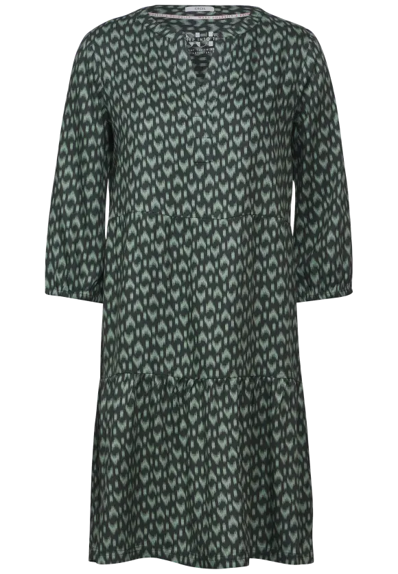 Print Tunikakleid - strong khaki