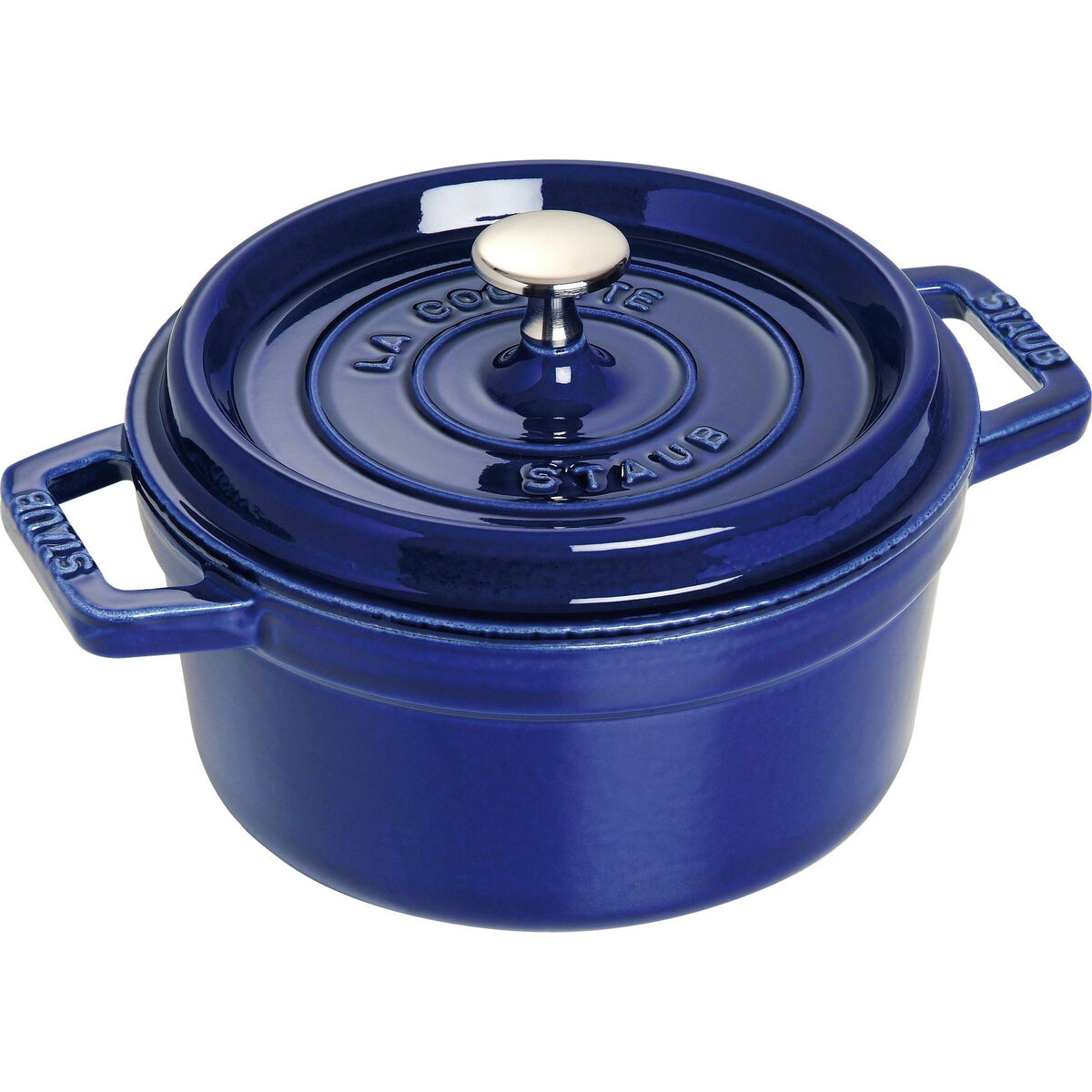 Rund Gryte 22 cm 2,6 liter Blå