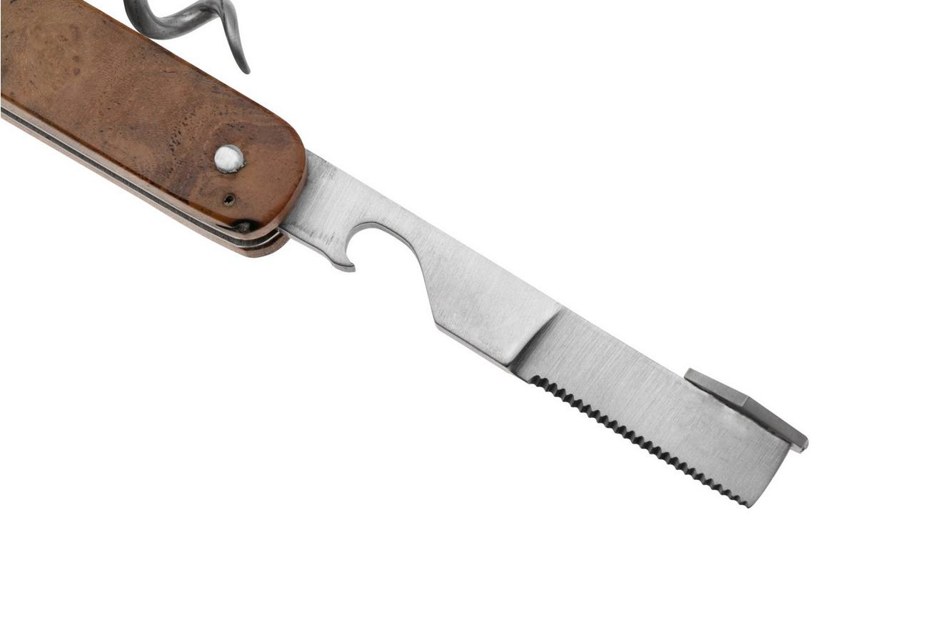 Laguiole en Aubrac Wine Opener SOP99SBT Teak, kelnersmes, Andre & Michel Bras Edition