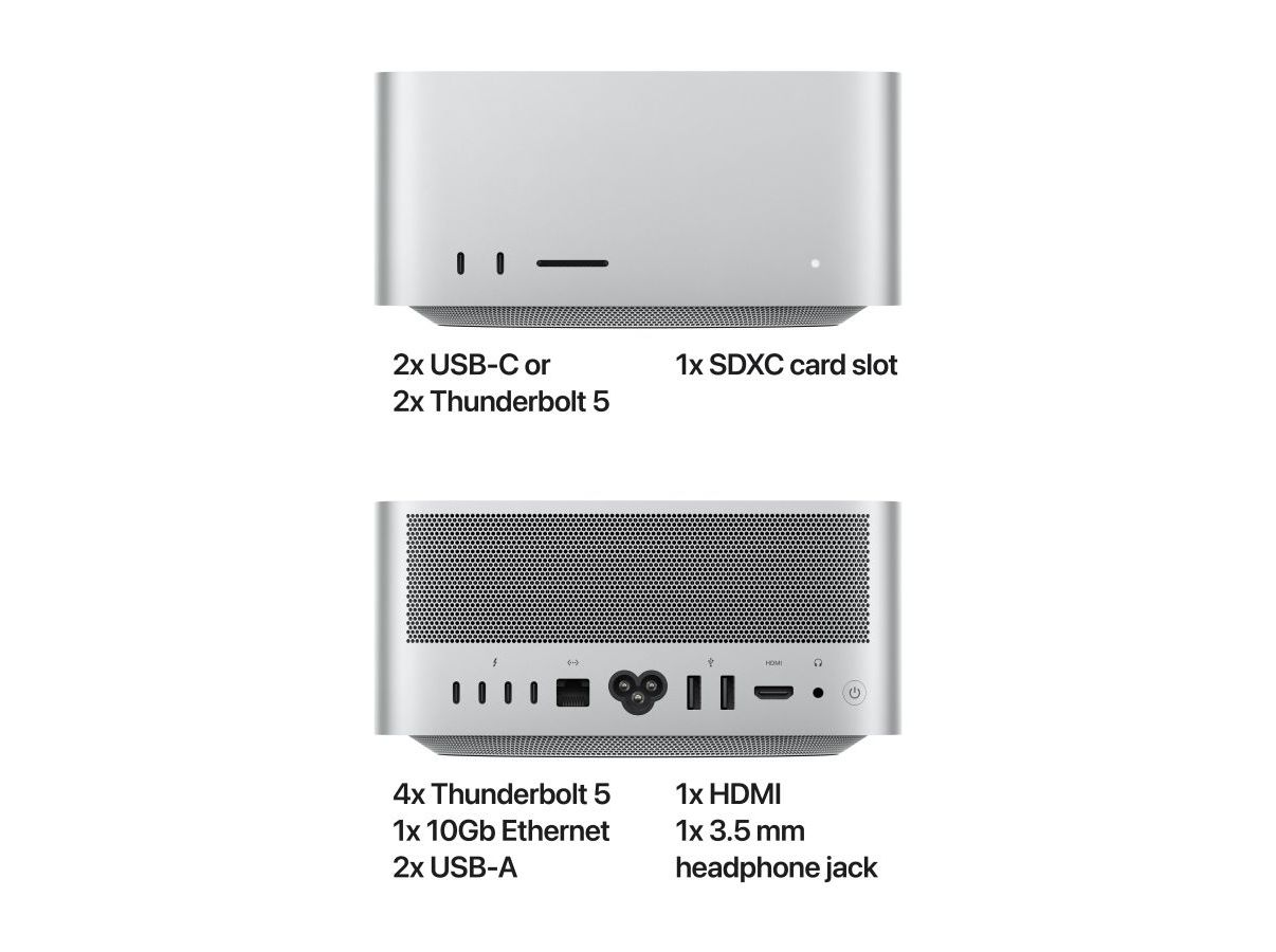 MAC STUDIO APPLE (M3 ULTRA 28-CORE CPU 60-CORE GPU RAM:96GB 1TB SSD)