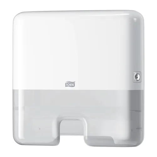 Distributeur d'essuie-mains pliés H2 mini blanc Tork