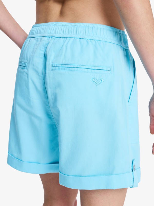 Sweetest Day Short décontracté Bleu Femme