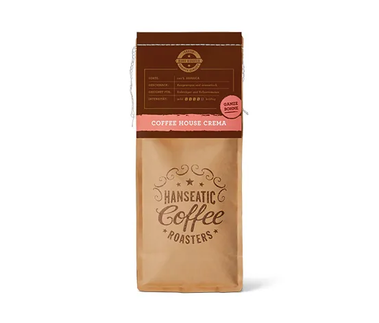 Hanseatic - Coffee House Caffè Crema - 1kg Ganze Bohne