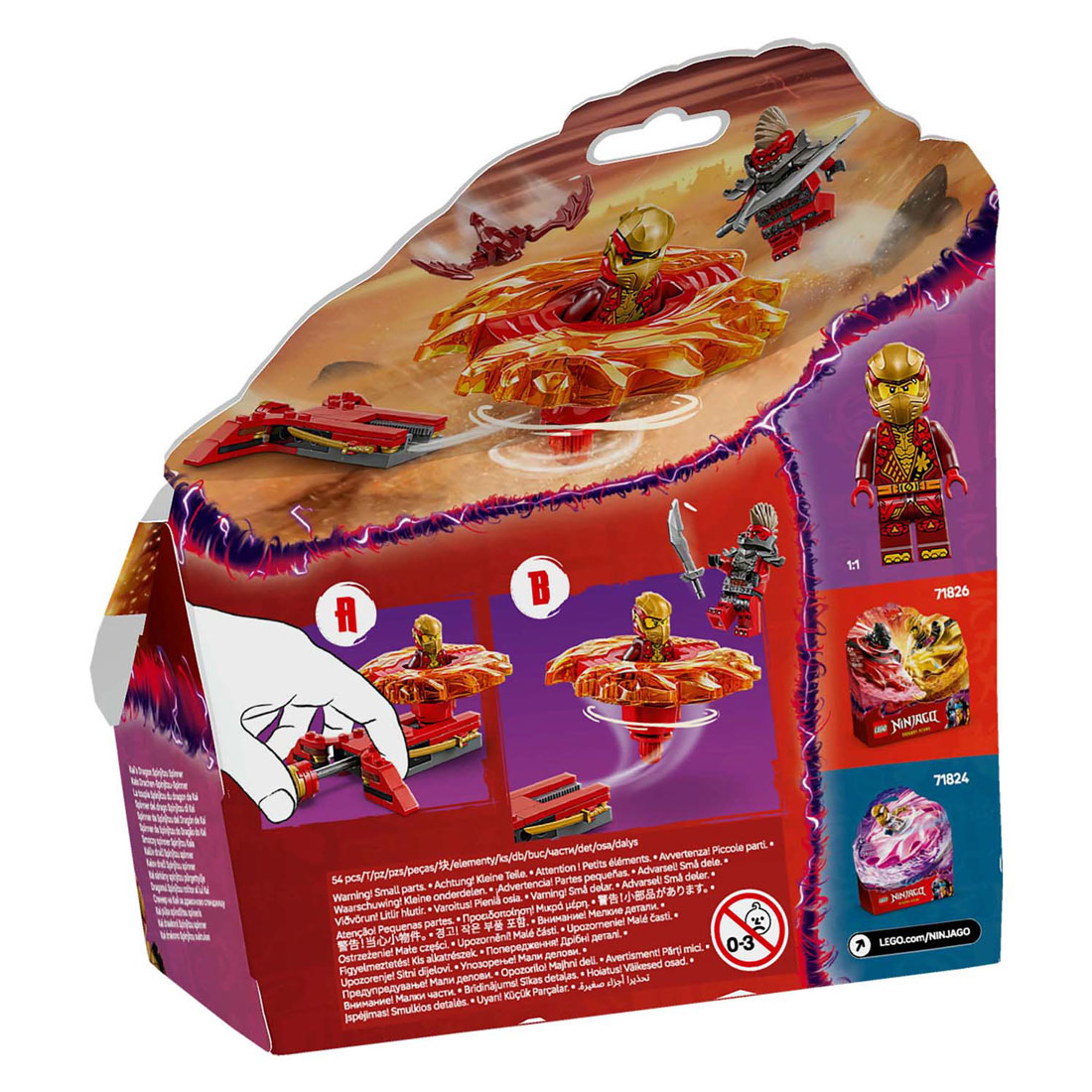 LEGO Ninjago 71823 Kai's Spinjitzu Drakenspinner