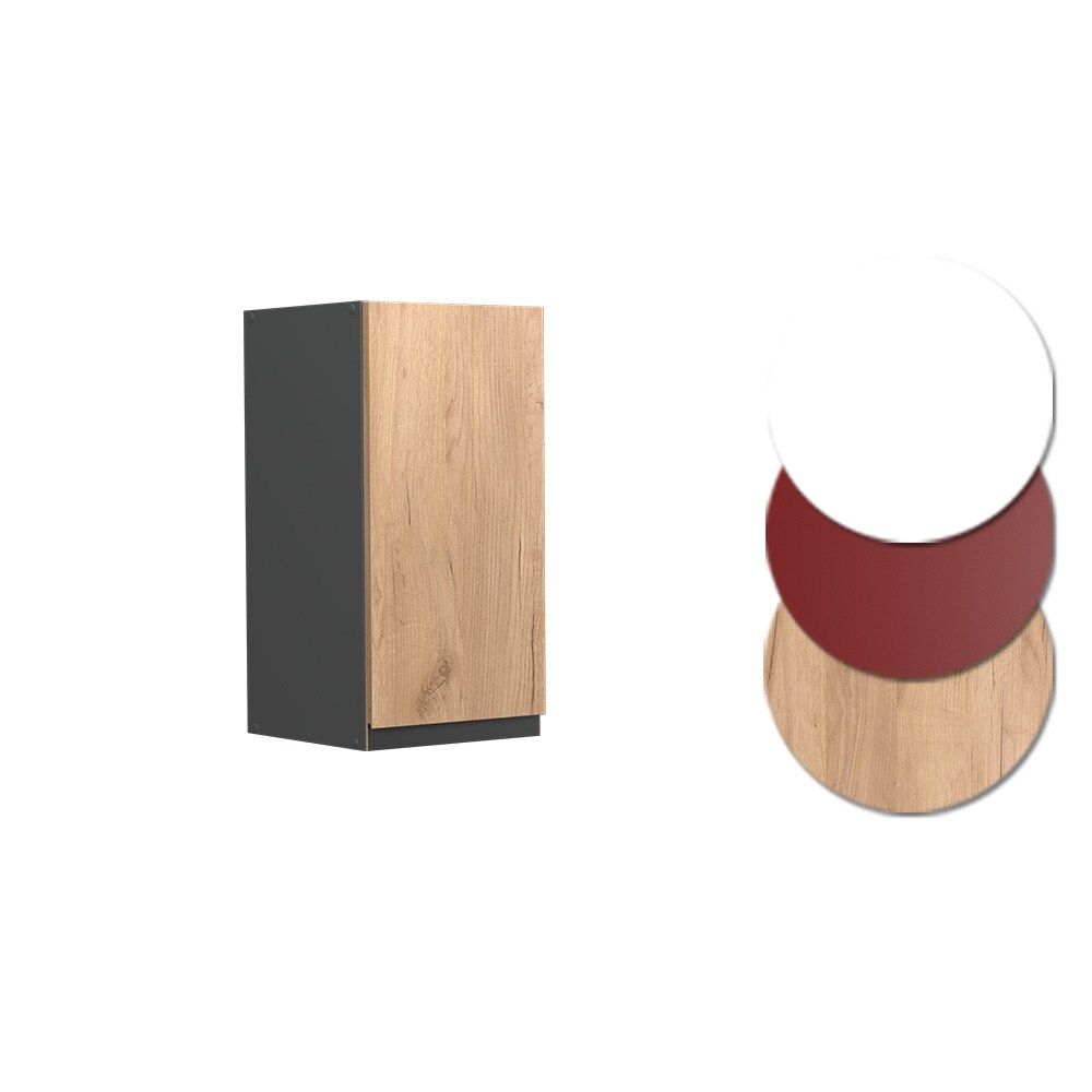 Vicco Hängeschrank Küchenschrank Küchenmöbel R-Line J-Shape Anthrazit Eiche 30 cm modern