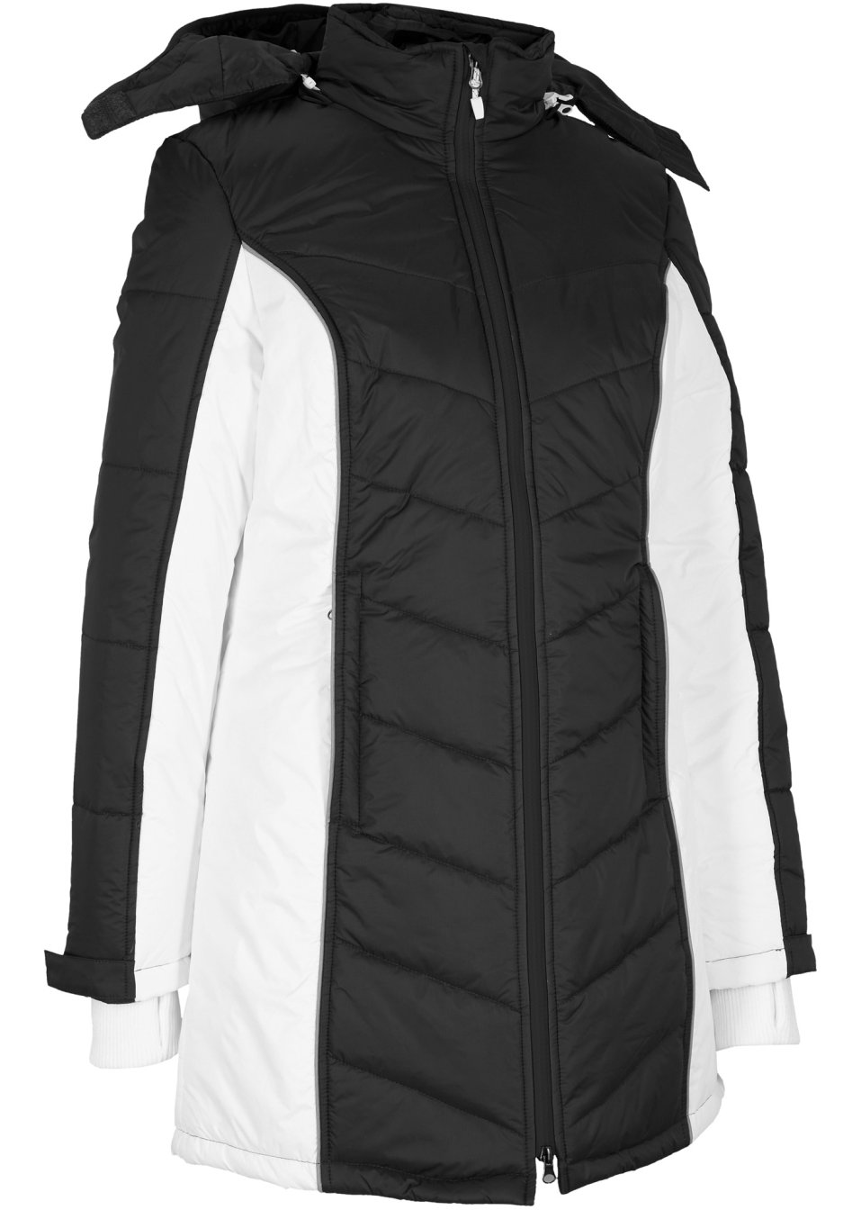 Manteau de ski matelassé fonctionnel, imperméable