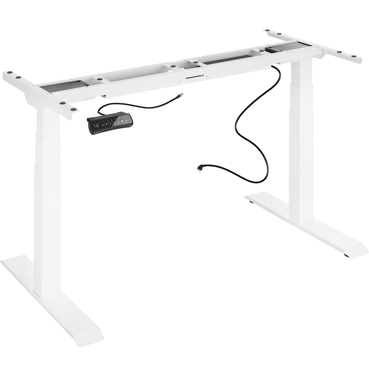 Bordunderstell Denis 110-190x68x58-123cm - hvit