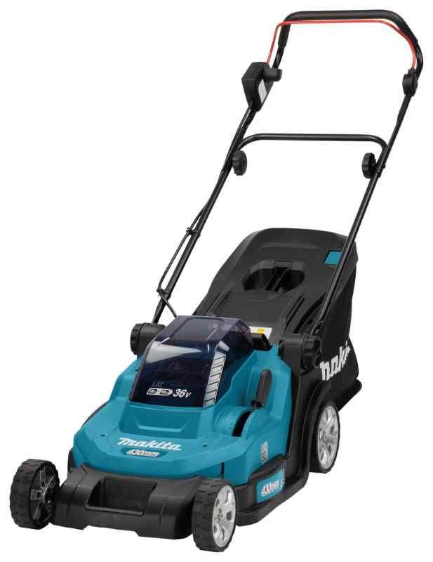 Makita DLM432CT2 LXT 2x18 V accu Grasmaaier 43 cm 5,0 ah accu (2 st), duolader (dc18sh), in doos