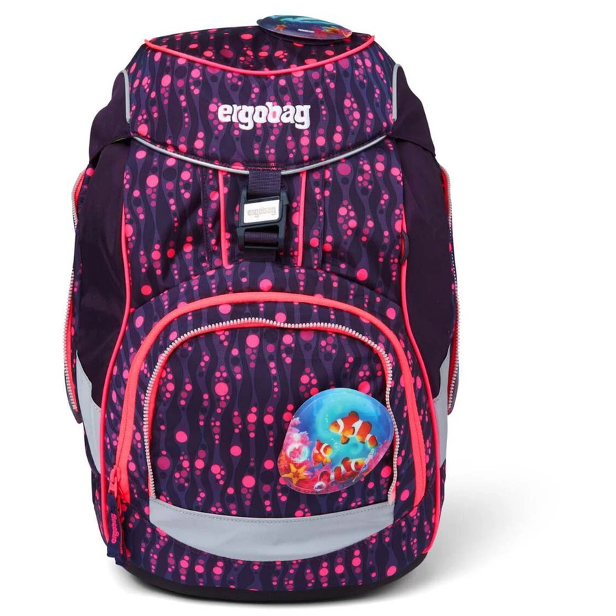Ergobag Pack LUMI - Schulrucksack Set 6tlg. Bärmuda Viereck (2021)