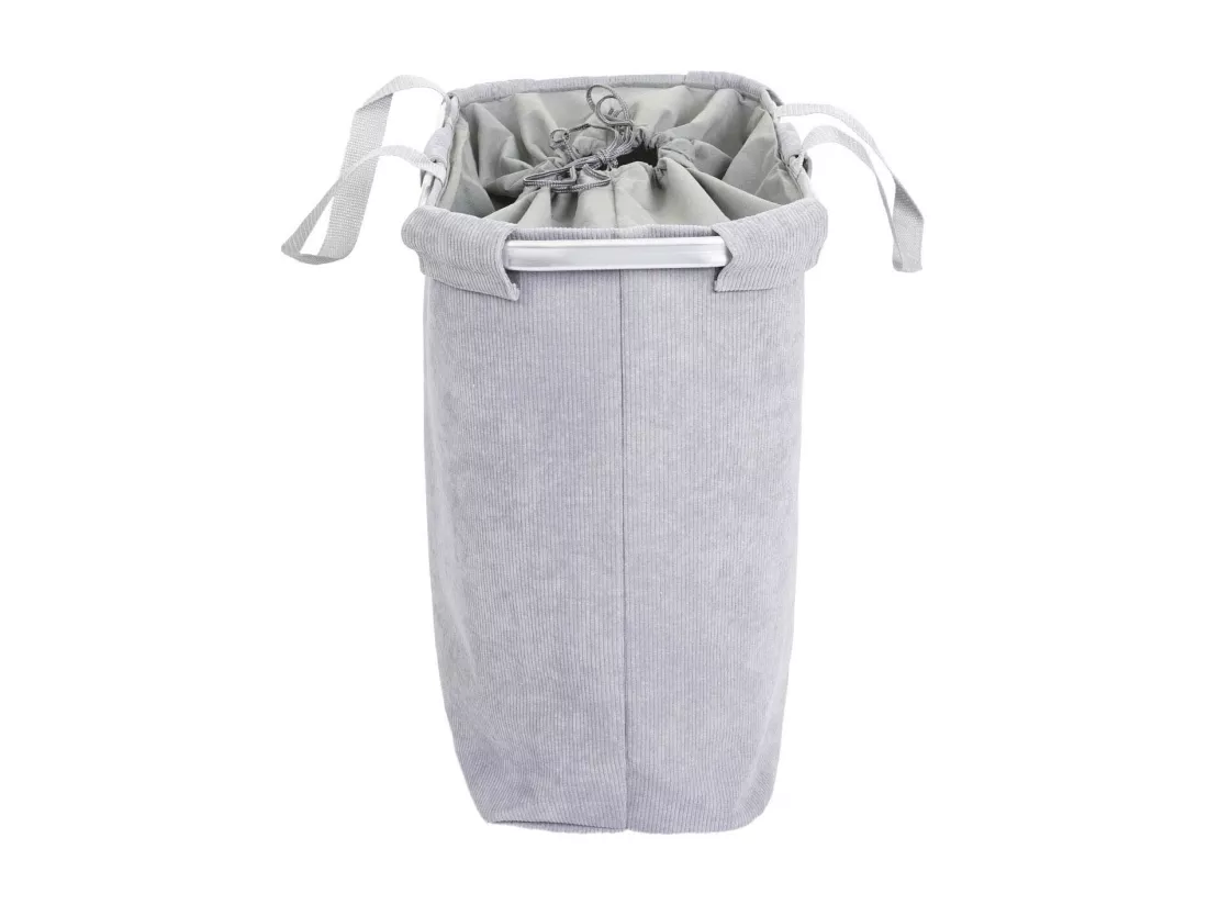 Collecteur de linge MCW-C34, velours gris