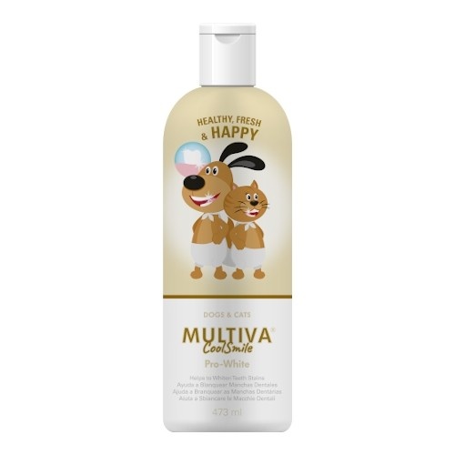 Multiva CoolSmile Pro White solução oral para cães e gatos.