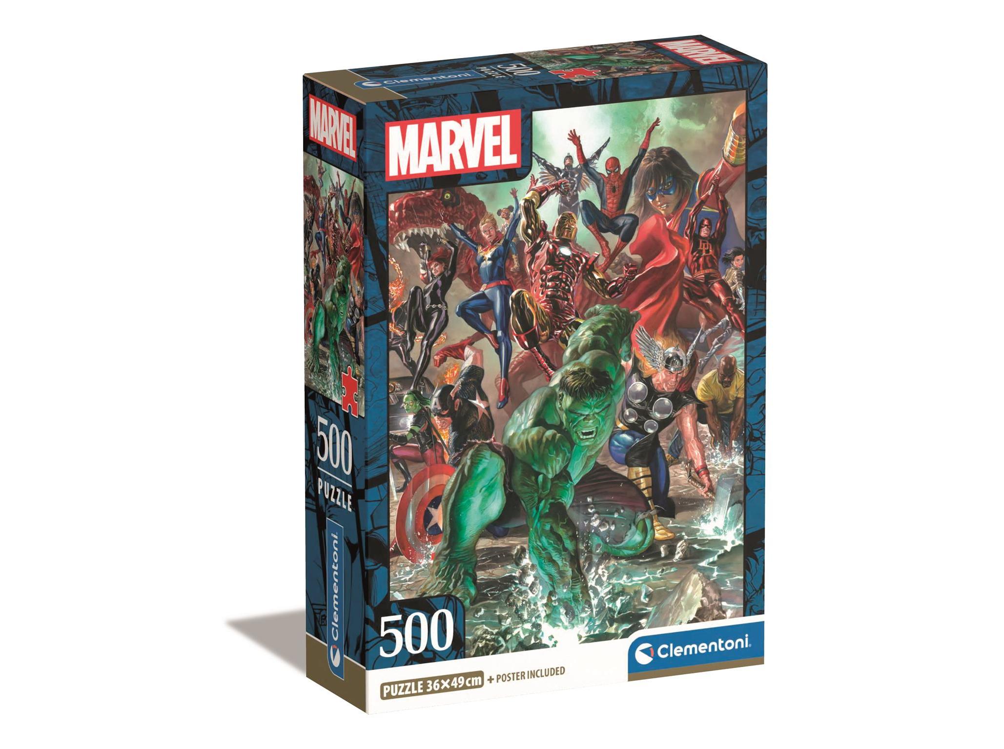 PUZZLE AVENGERS CLEMENTONI 500 PEÇAS