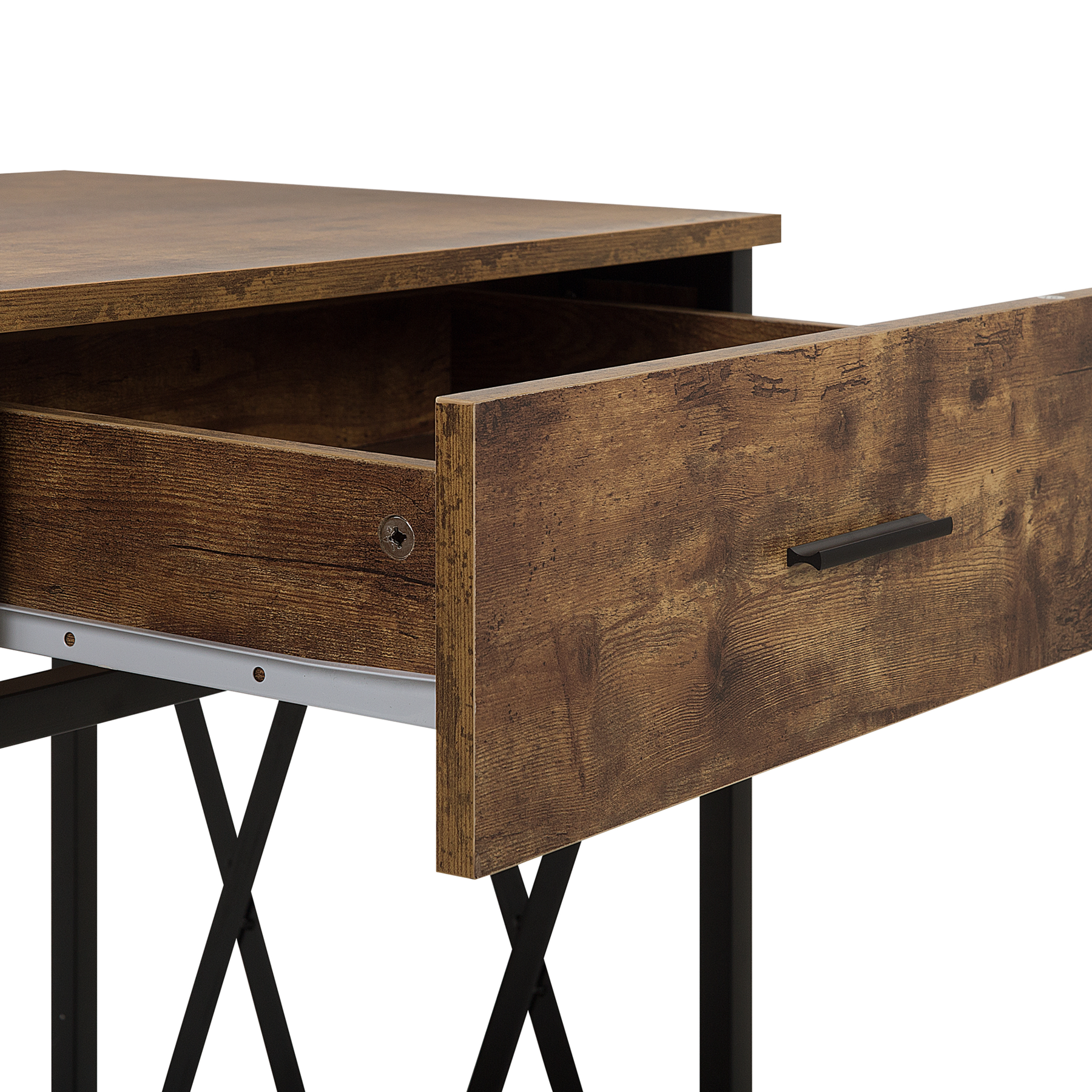 Beliani - AYDEN - Consoletafel - Donkere houtkleur - MDF