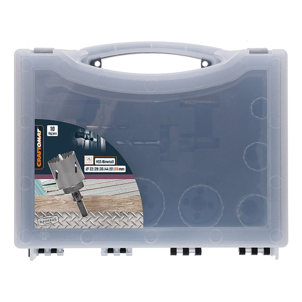 HULLSAGSETT CRAFTOMAT HSS BIM Ø22-58MM 10 DELER