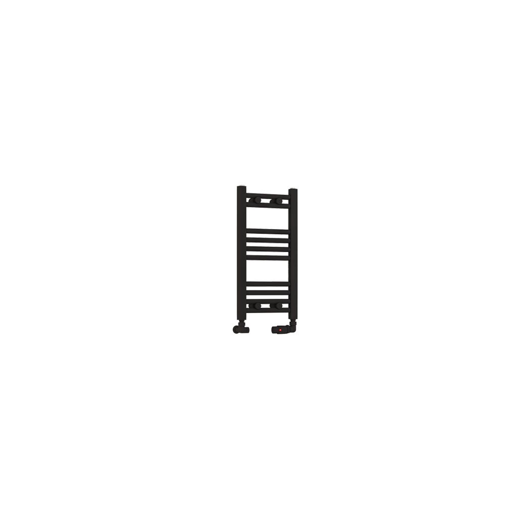 Eastbrook Wendover handdoekradiator 30x60cm 196W zwart mat