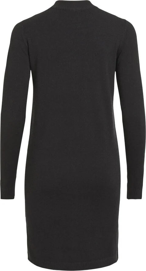 Object OBJTHESS L/S KNIT DRESS NOOS Black
