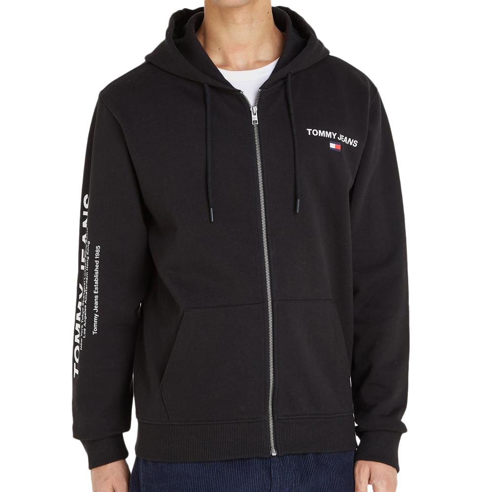 Tommy Hilfiger Sweat Zippé Noir Homme Tommy Hilfiger Entry Zip