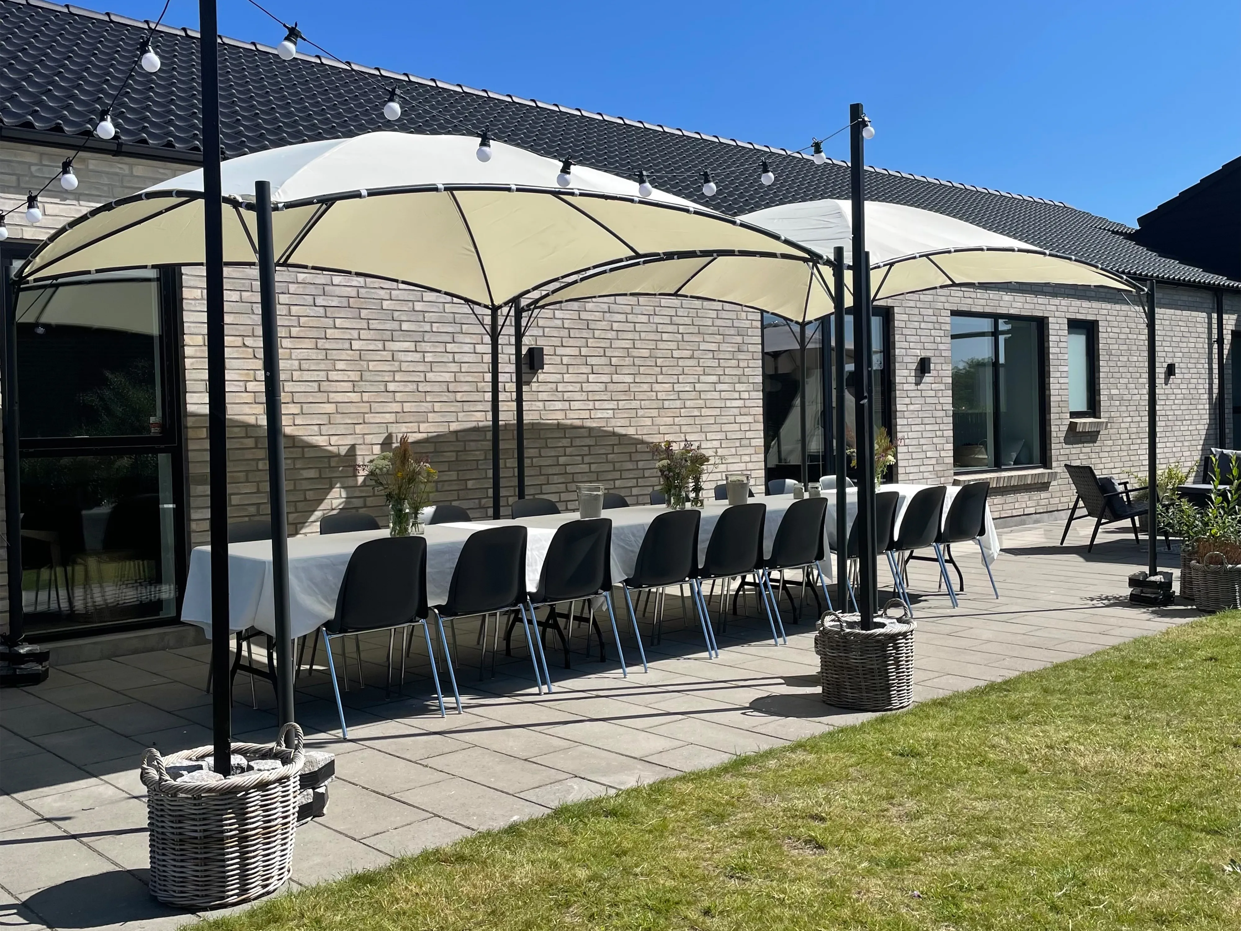 Paviljoen VOMERO Metaal 305 cm 305 cm Beige