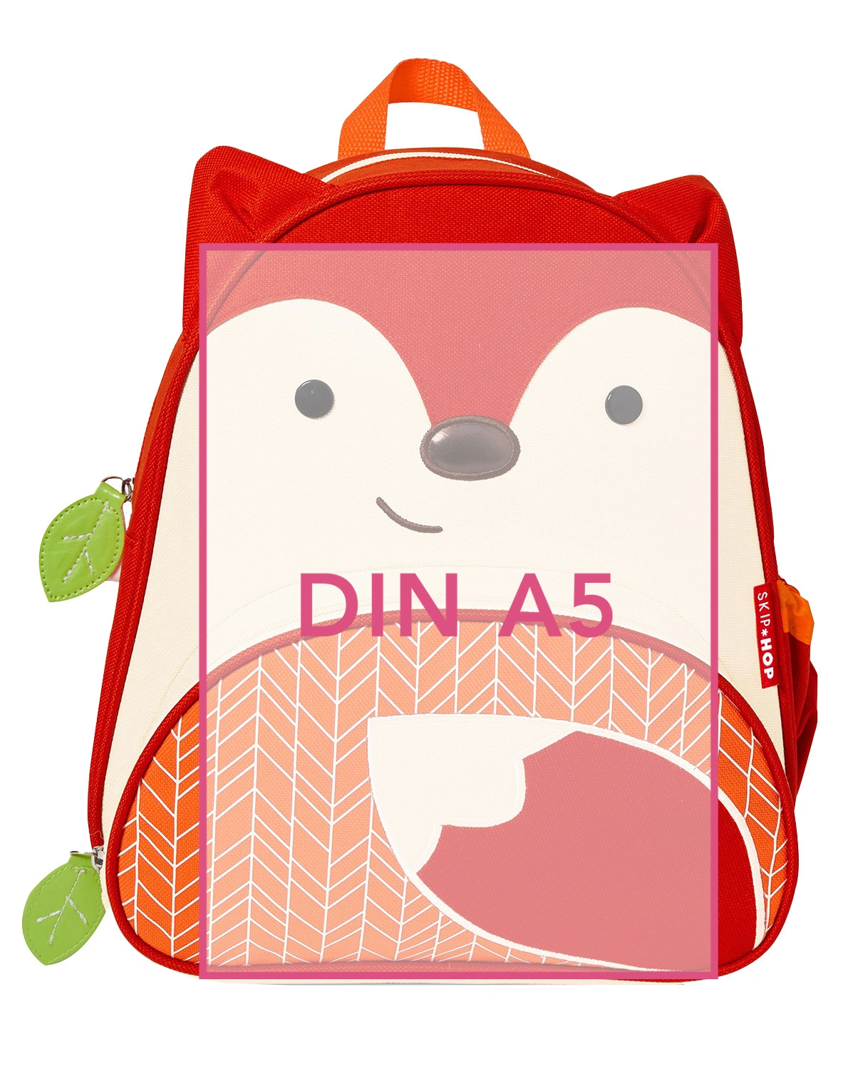 Rucksack ZOO - FUCHS (30x28x13) in rot