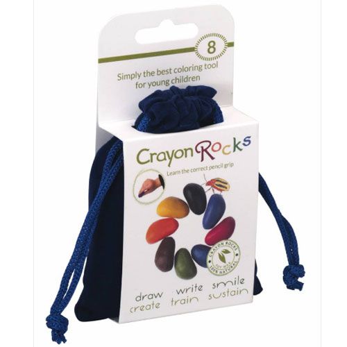 Crayon rocks waskrijtjes 8 st in 8 kleuren CR.BVE.08