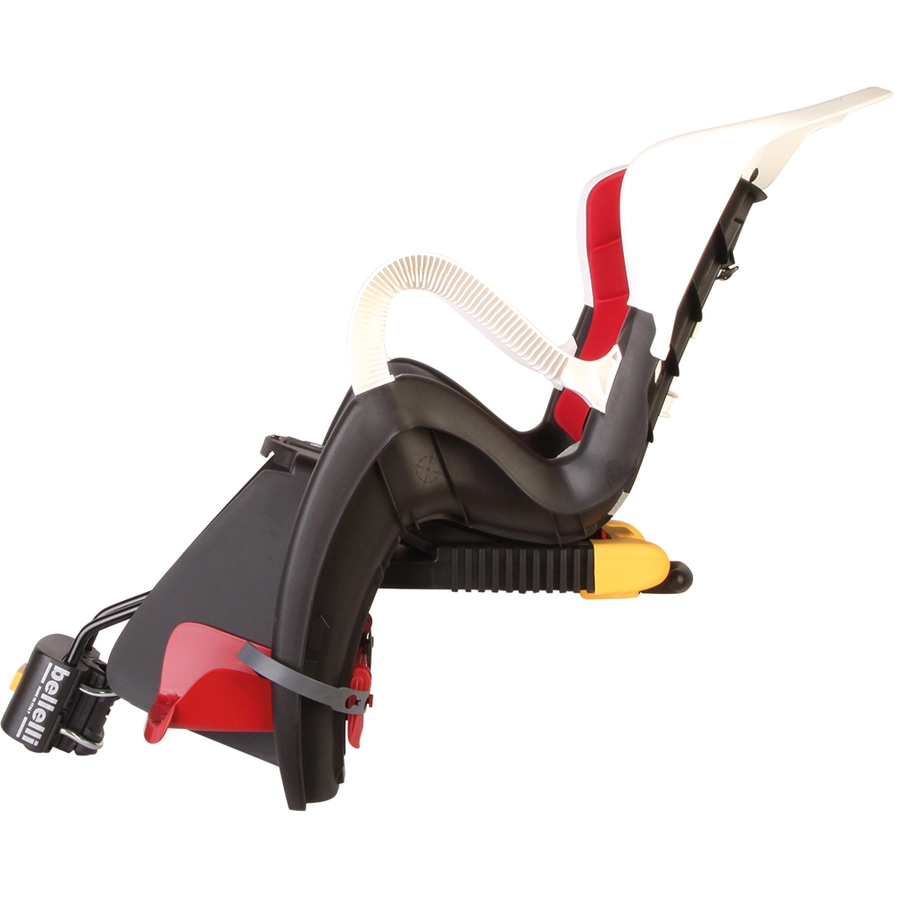 BELLELLI Kindersitz Fahrrad Tiger Reclining B-Fix frame mount White  Red