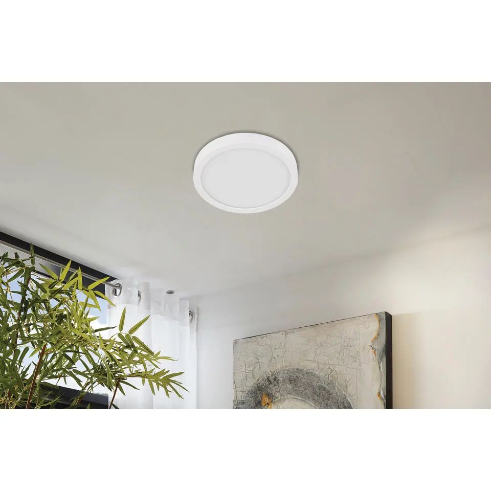 EGLO Fueva 5 Plafonnière - LED - 28.5 cm - Wit