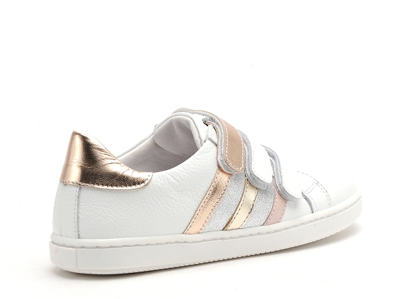 Bellamy basses enfant fillette opale blanc