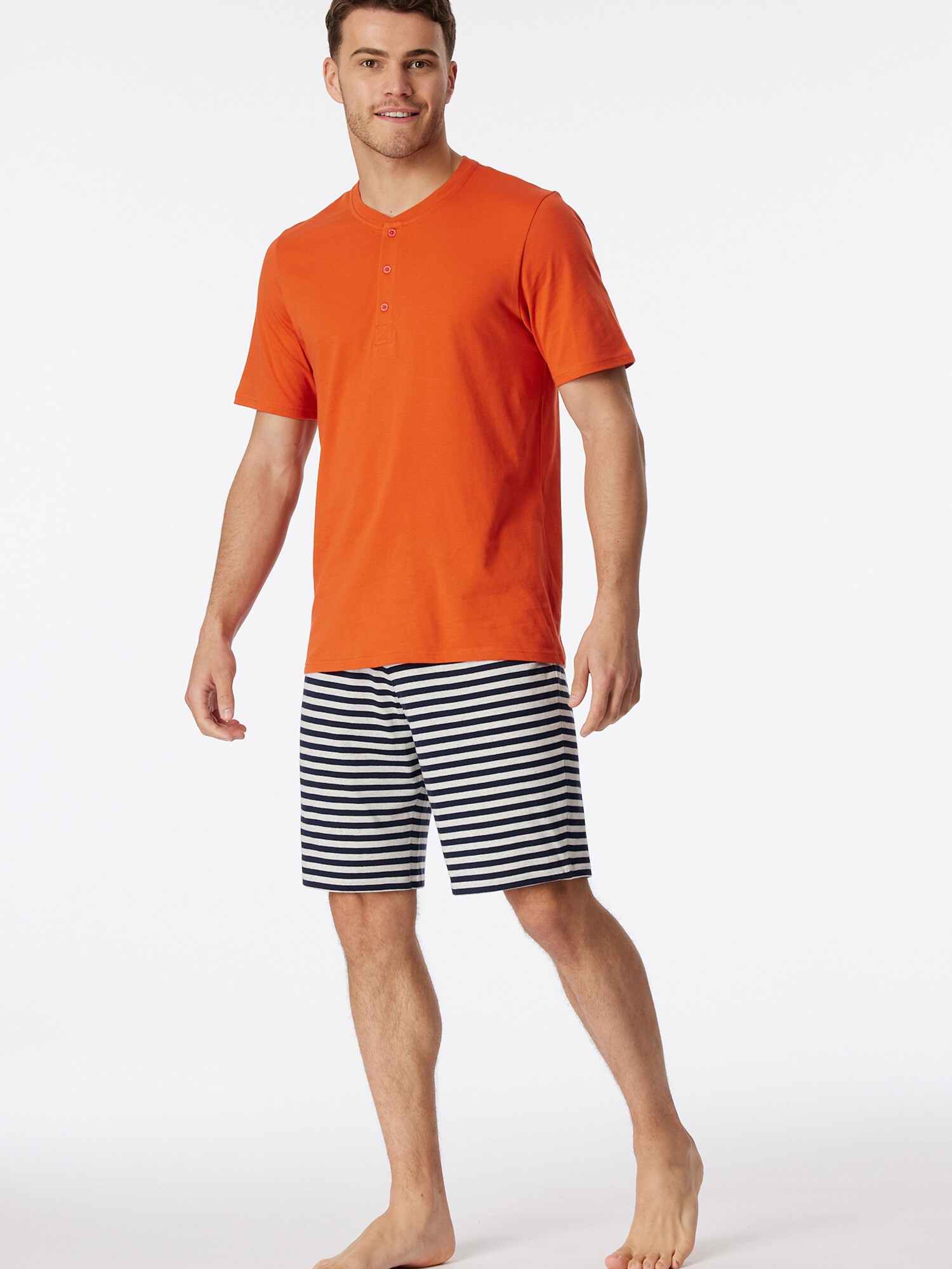 Schiesser Herren Pyjama Casual Nightwear 1er-Pack