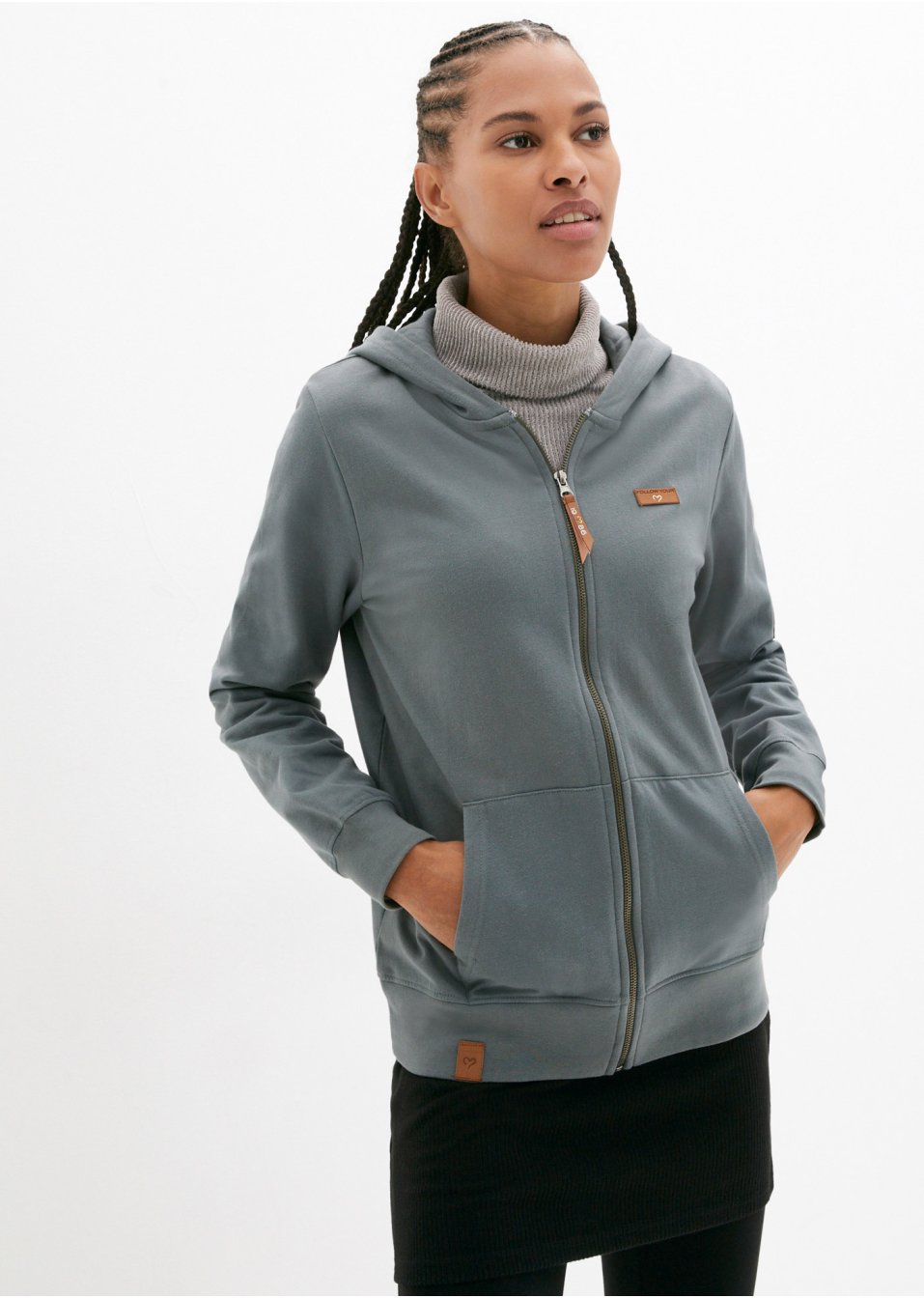 Gilet sweat-shirt à capuche