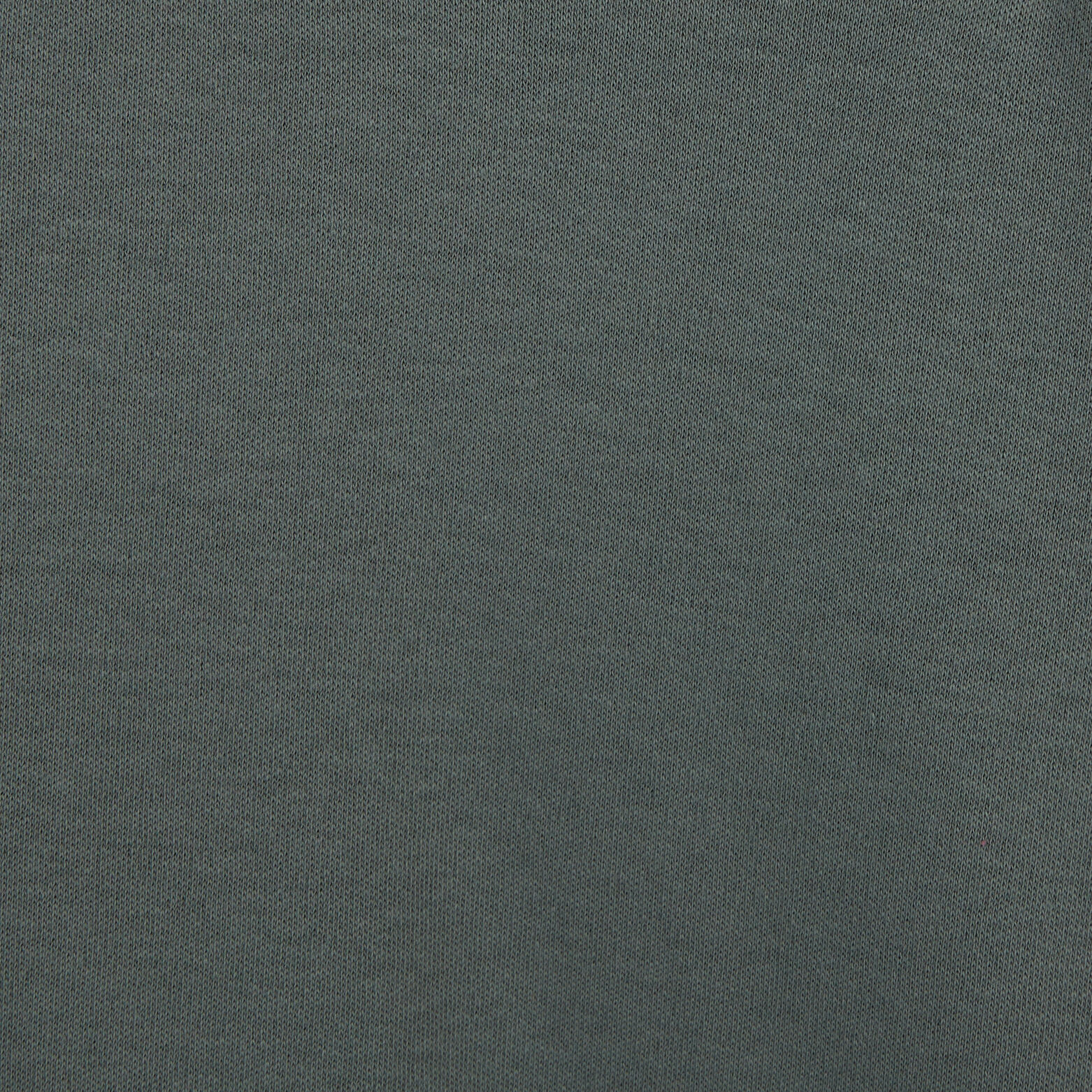 Polo manches longues interlock uni Vert kaki