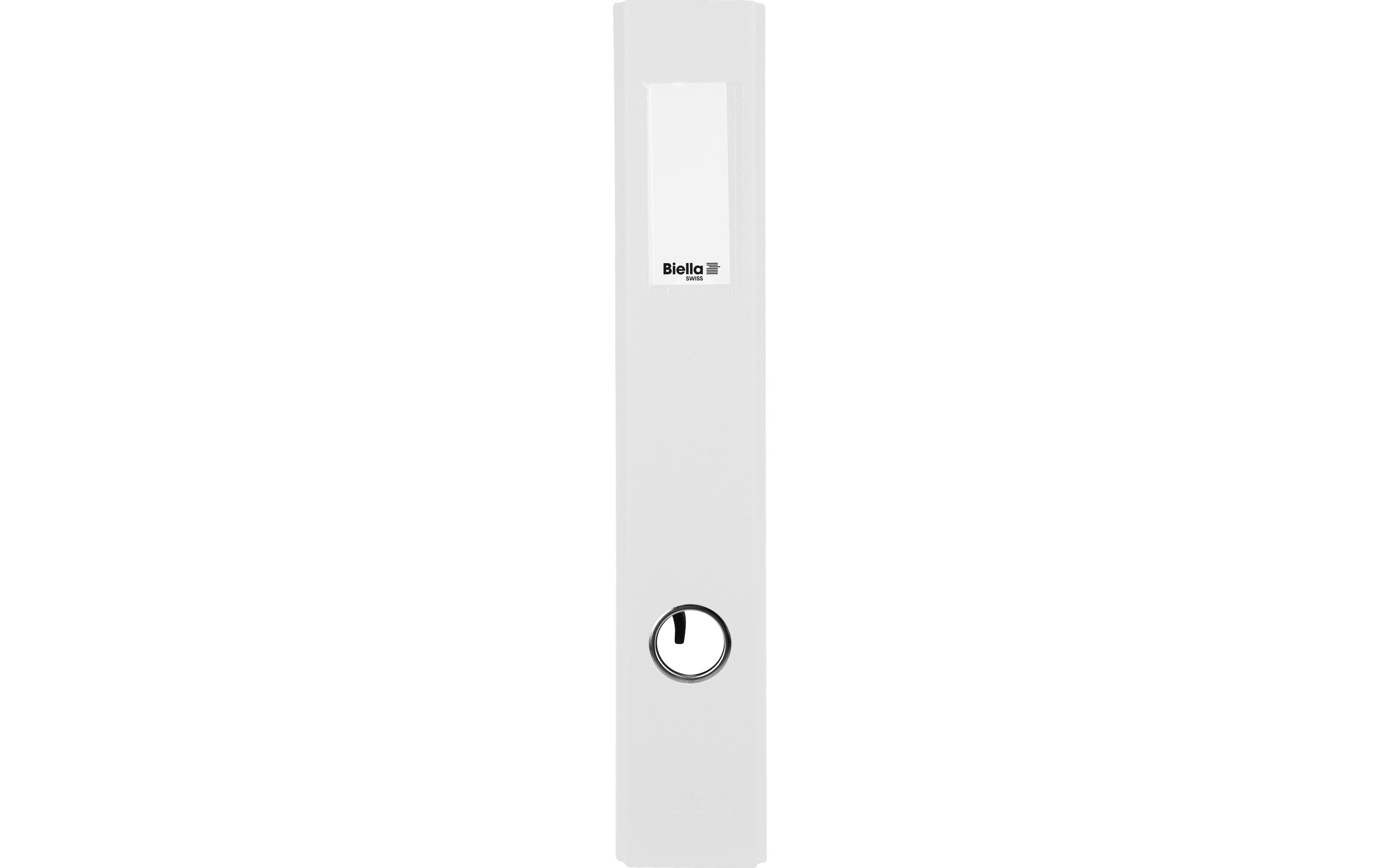 Ordner Plasticolor A4 4 cm, WeissOrdner mit Strong-Mechanik