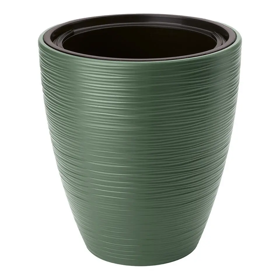 Form Plastic Plantenpot/bloempot Gobi - kunststof - groen - D40 x H32 cm