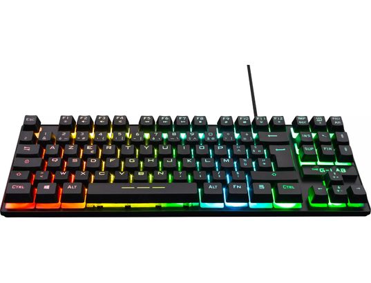 THE G-LAB - Clavier gamer KEYZ Caesium TKL noir (FR)