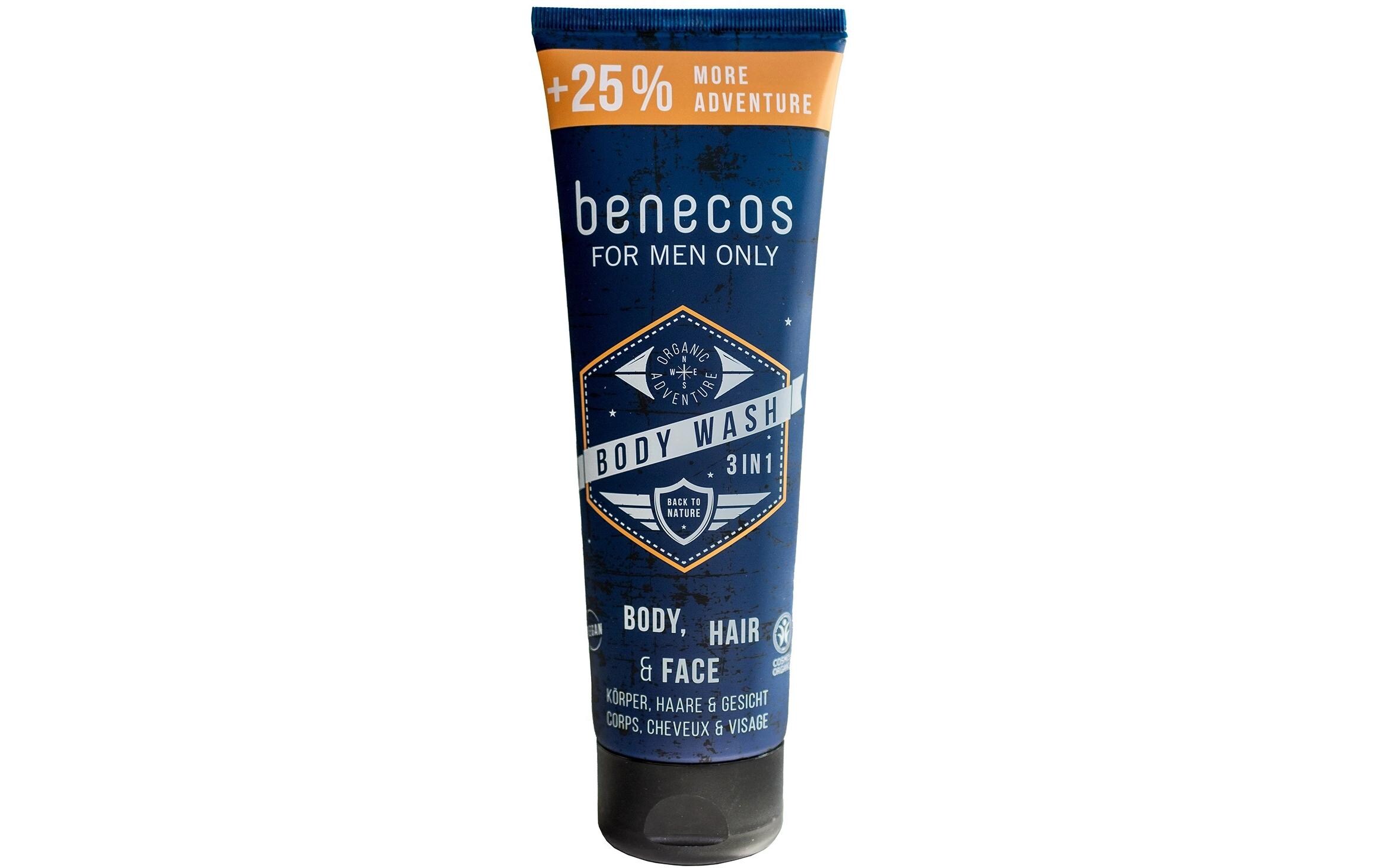 Duschgel For Men only Body Wash 3in1 250 mlNatürliche Pflegedusche, das Multitalent für Körper, Haare und Gesicht