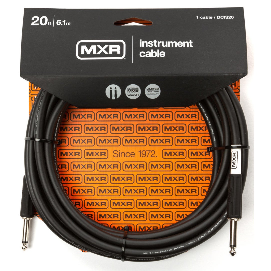 MXR DCIS20 Standard Straight Straight instrumentkabel 6m