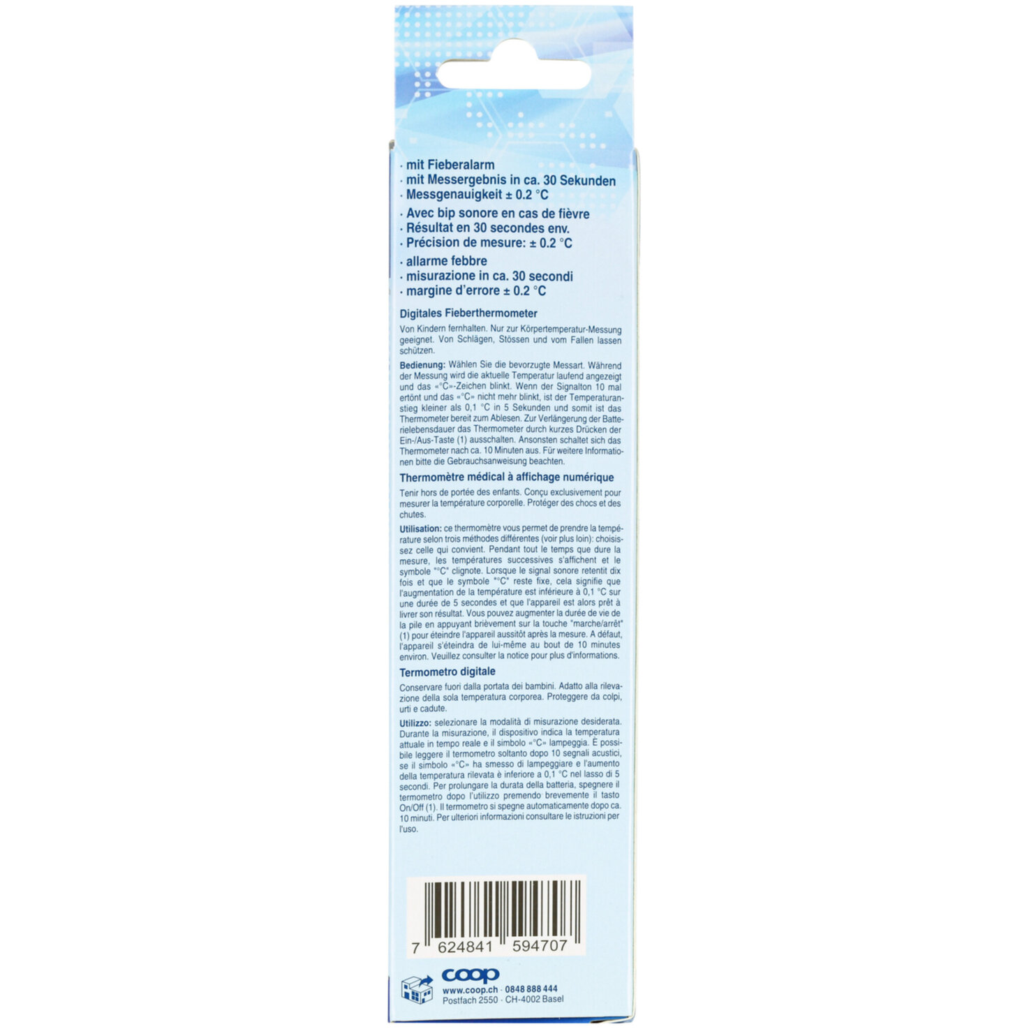conviva digitales Fieberthermometer