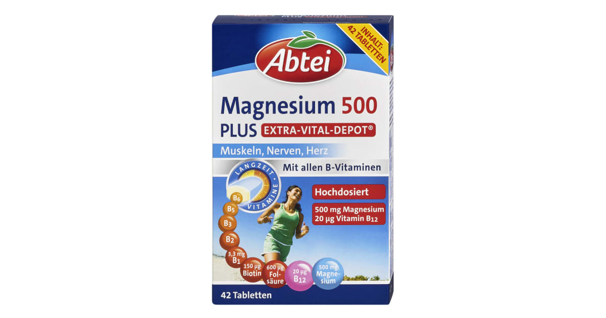Abtei Magnesium 500 Plus