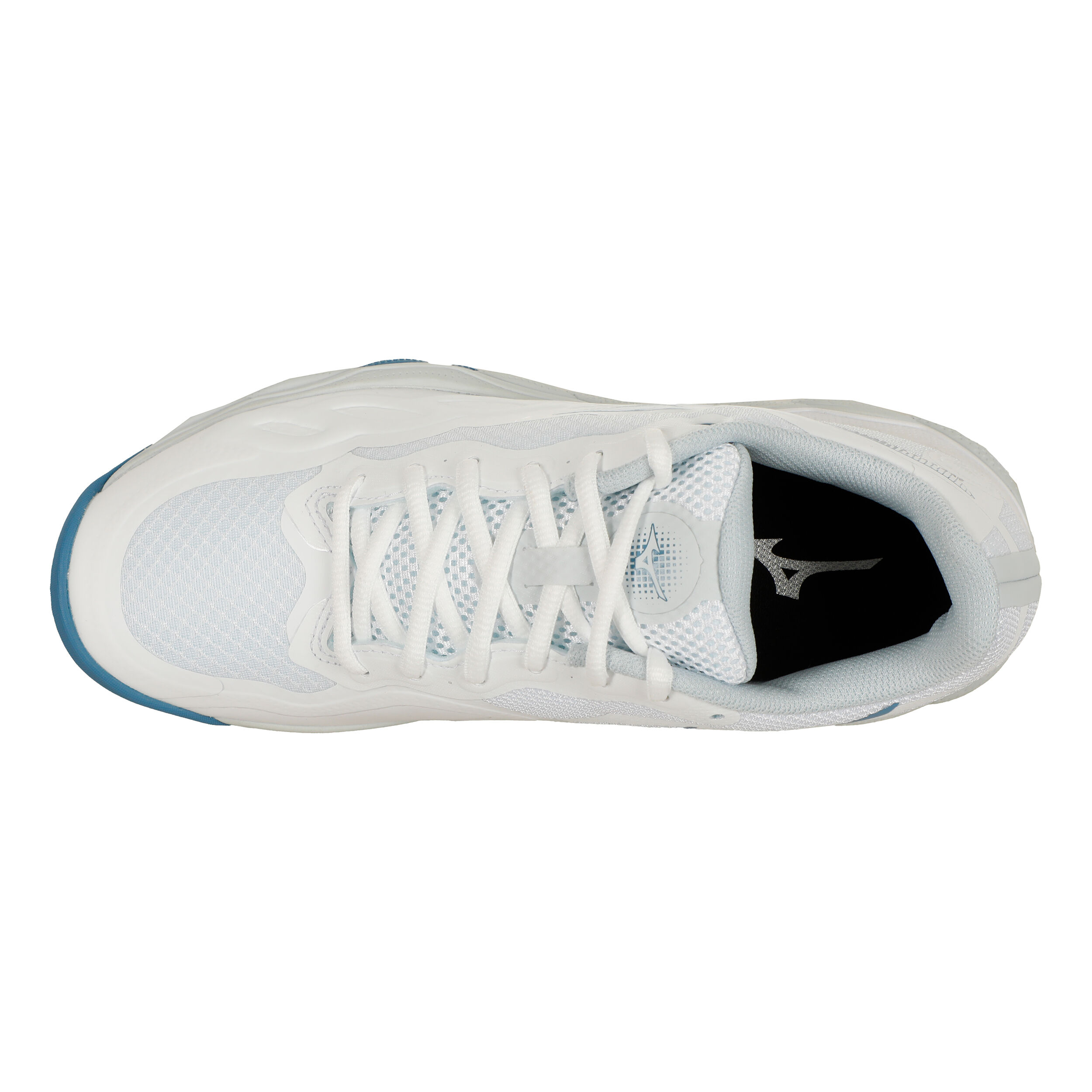 Mizuno Wave Enforce Court Chaussure Terre Battue Femmes - Blanc , Bleu
