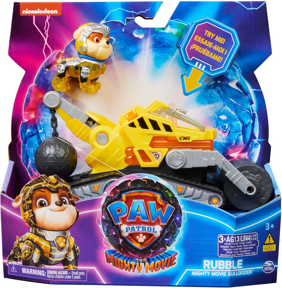 PAT'PATROUILLE - VEHICULE + FIGURINE RUBEN LA SUPER PATROUILLE - LE FILM