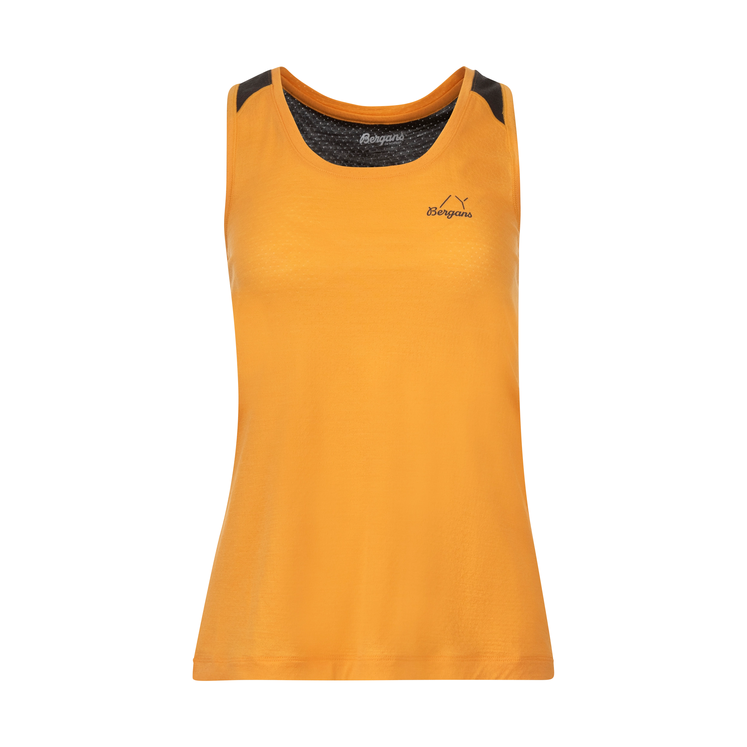 Y LightLine Merino Top Women Mango Yellow