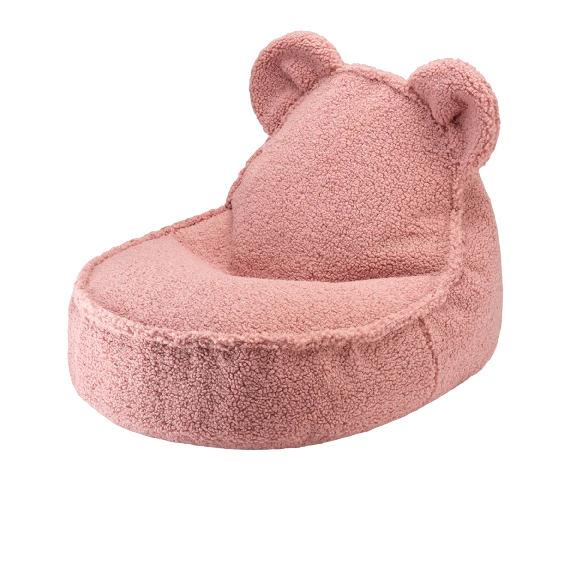 Wigiwama Sitzsack Teddy und Ottoman Set Guava