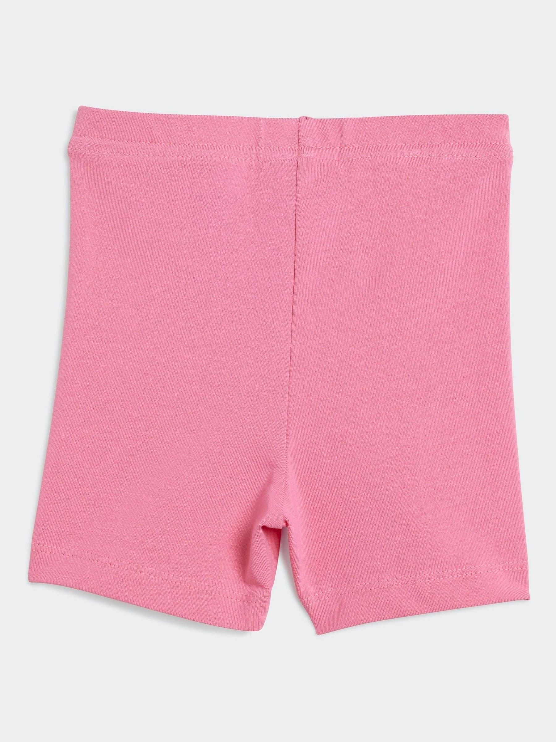 Roze - adidas Originals - Set van T-shirt en fietsbroek voor kinderen