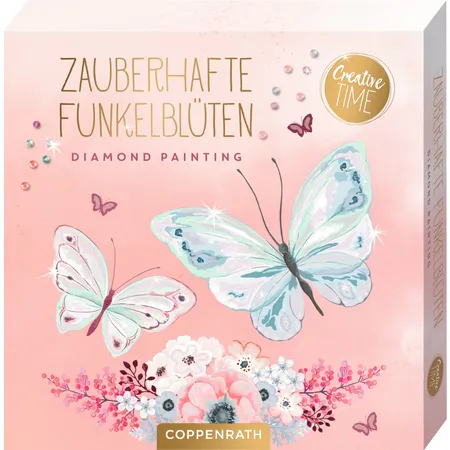 Coppenrath Verlag Zauberhafte Funkelblüten - Diamond Painting (Creative Time)