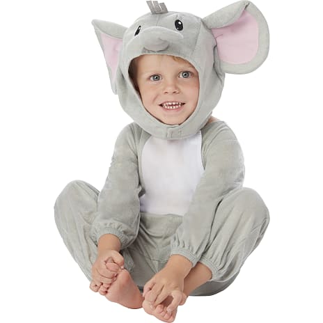 Elefant kostume jumpsuit - str. 80 cm