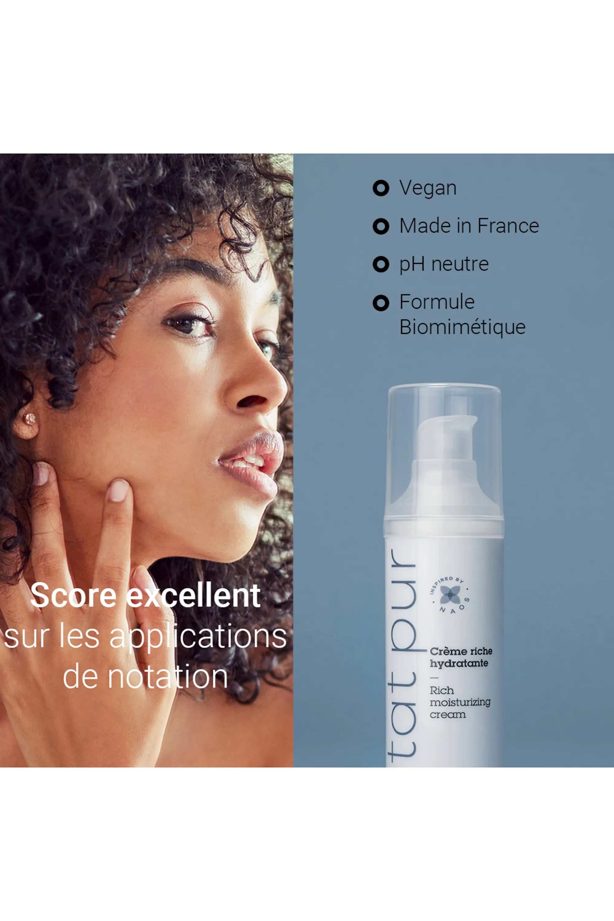 Etat Pur Crème riche hydratante visage et cou-40 ml