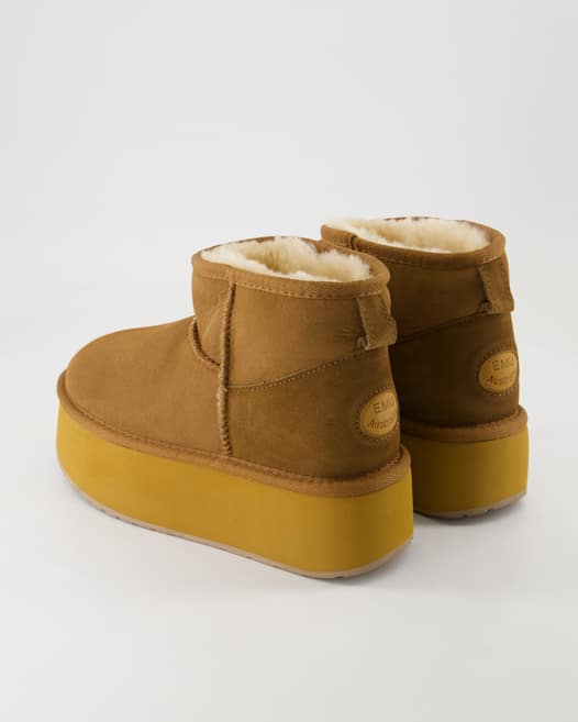 EMU Australia Stinger Micro Flatform Winterstiefel in Beige