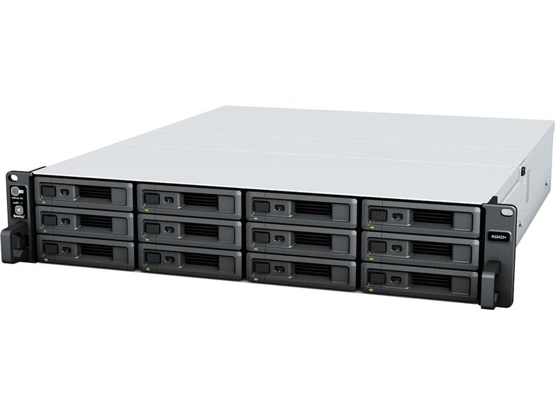 Synology NAS RackStation RS2423 , 12-bay 2U Rackmount NAS mit 12 Laufwerkschächten