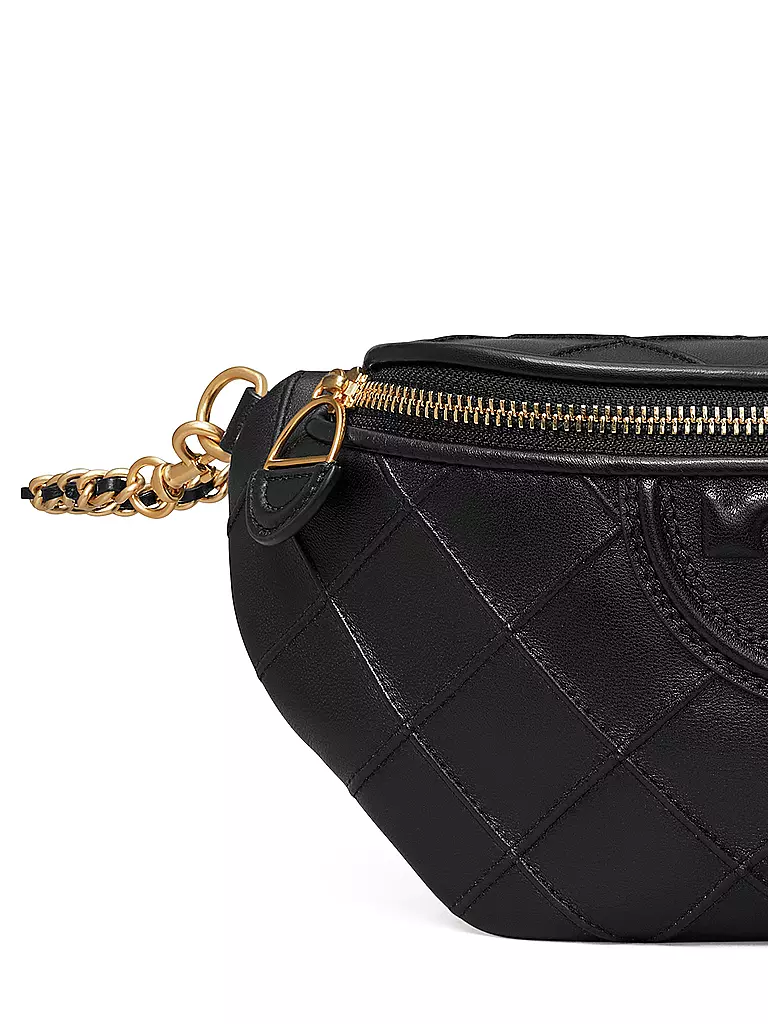 TORY BURCH Ledertasche - Gürteltasche FLEMING SOFT BELT BAG schwarz